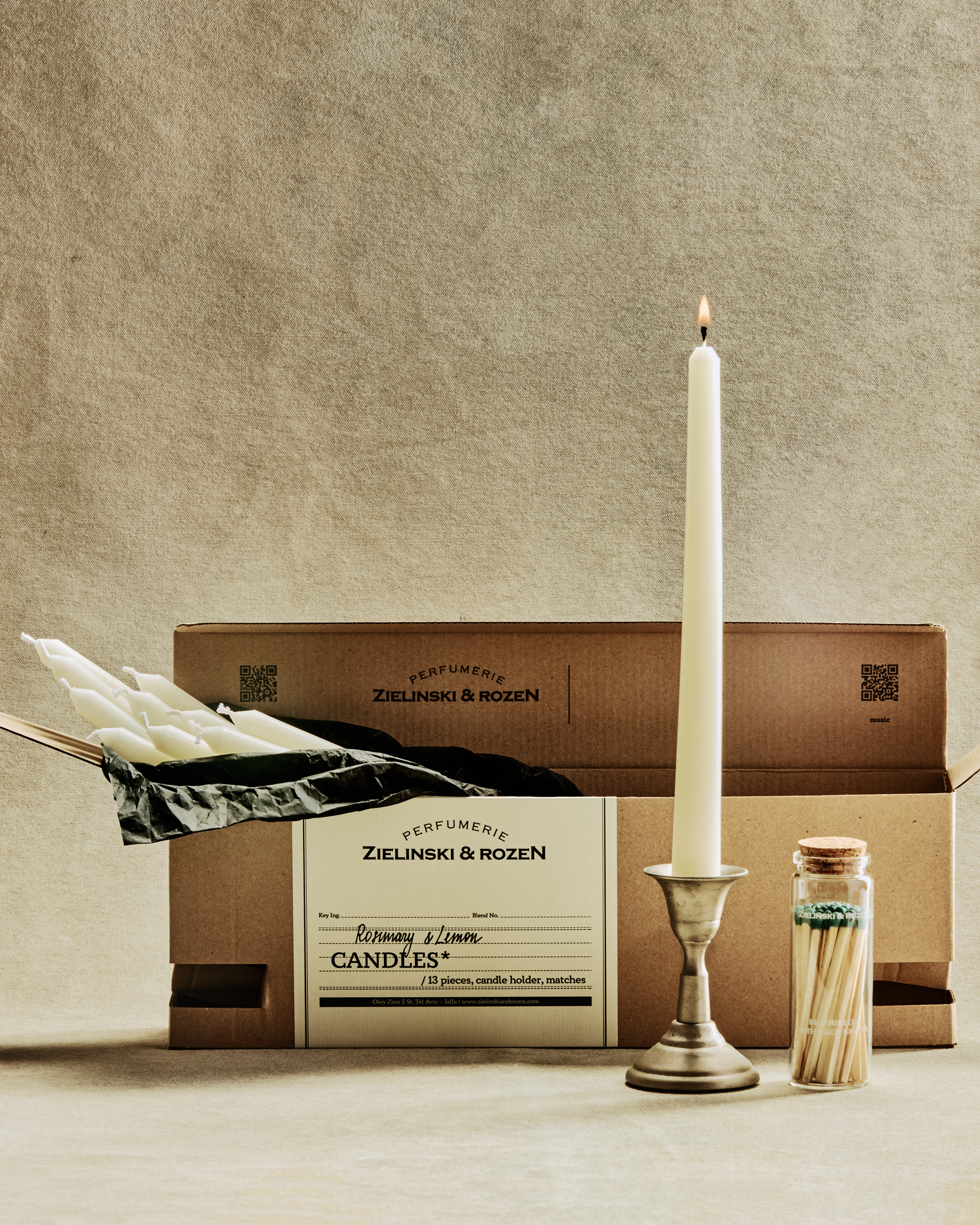 Candles set Rosemary & Lemon – Zielinski & Rozen Europe Candles set Rosemary & Lemon – Zielinski & Rozen Europe