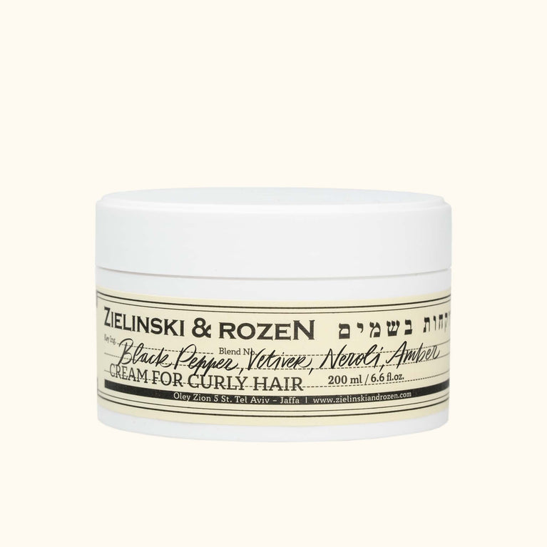 Moisturizing cream for Curly hair Black Pepper, Vetiver, Neroli, Amber, Neroli