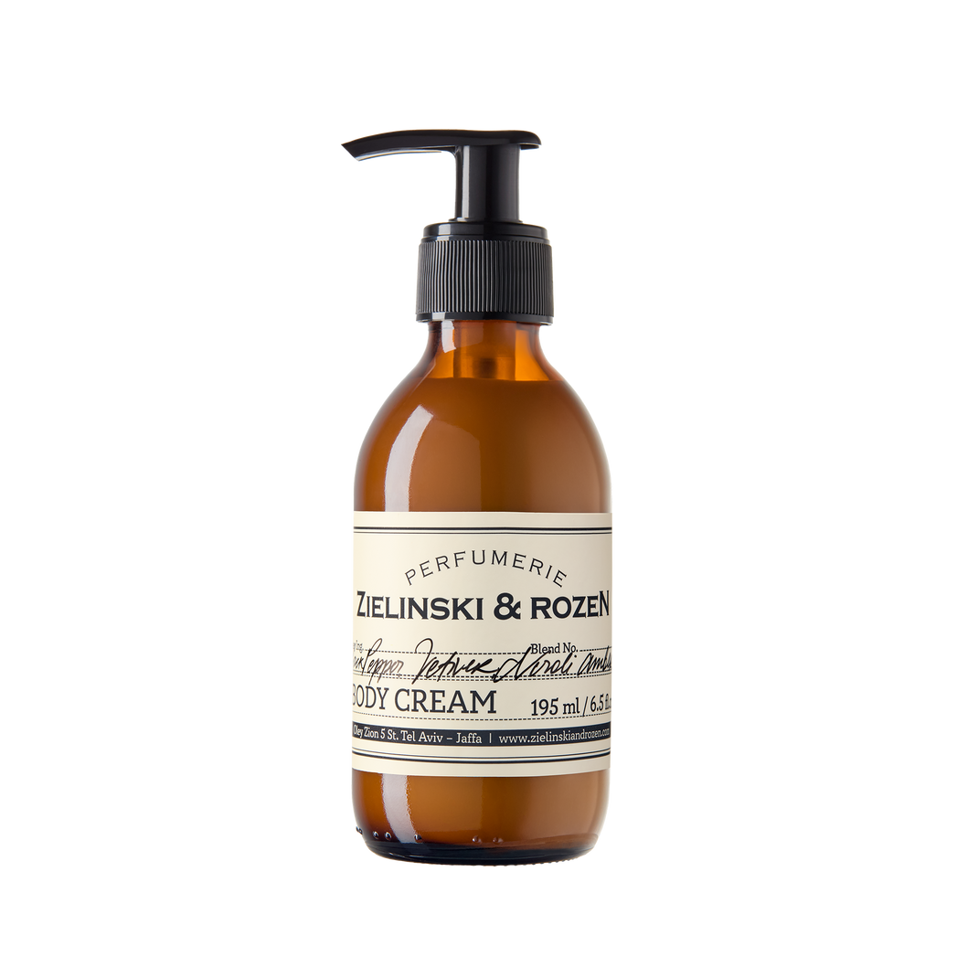 Black Pepper, Vetiver, Neroli, Amber