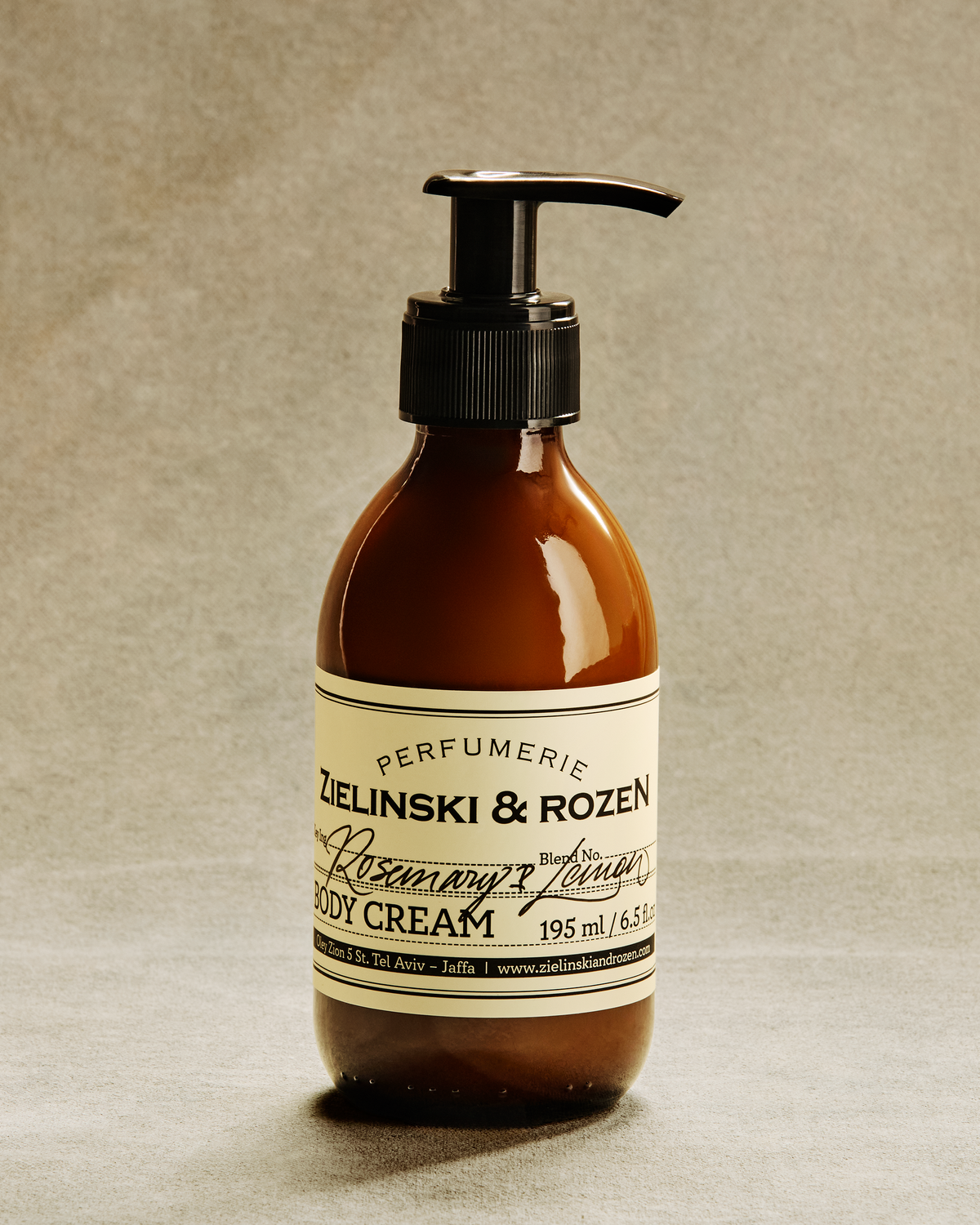 Rosemary Lemon Body Cream 195ml | Zielinski & Rozen Europe
