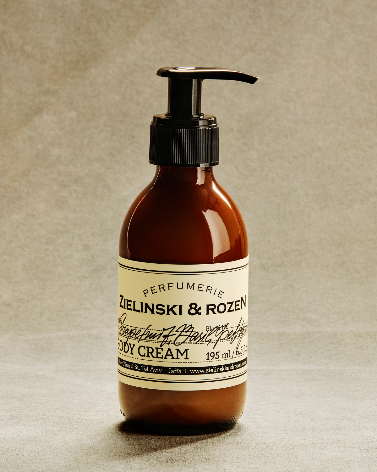 Grapefruit Basil Body Cream 195ml | Zielinski & Rozen – Zielinski