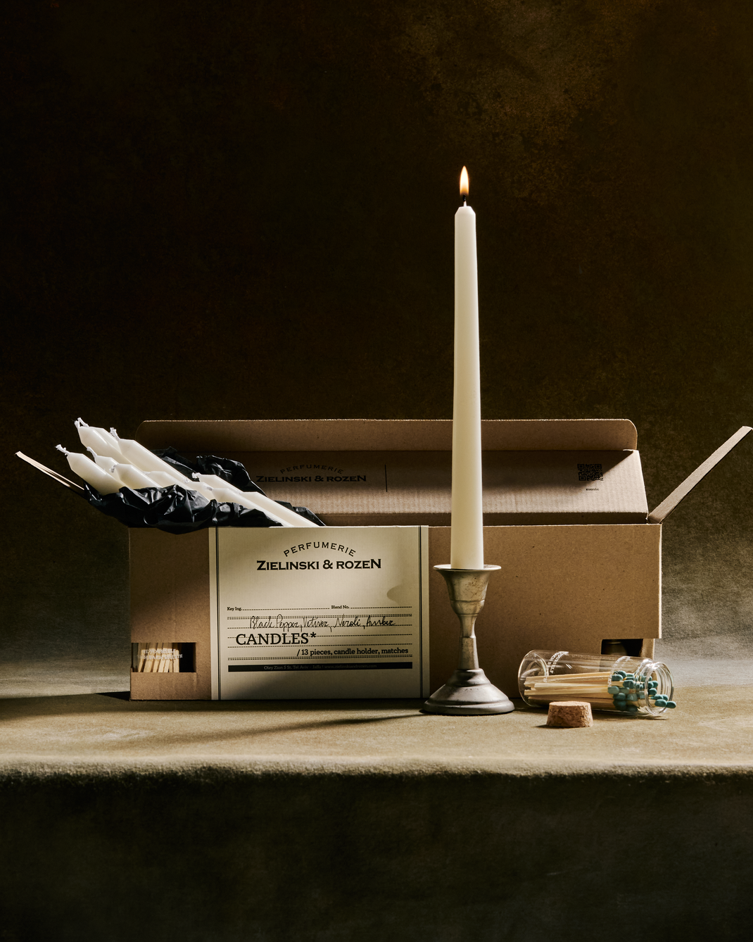 Candle set Black Pepper, Vetiver, Neroli, Amber