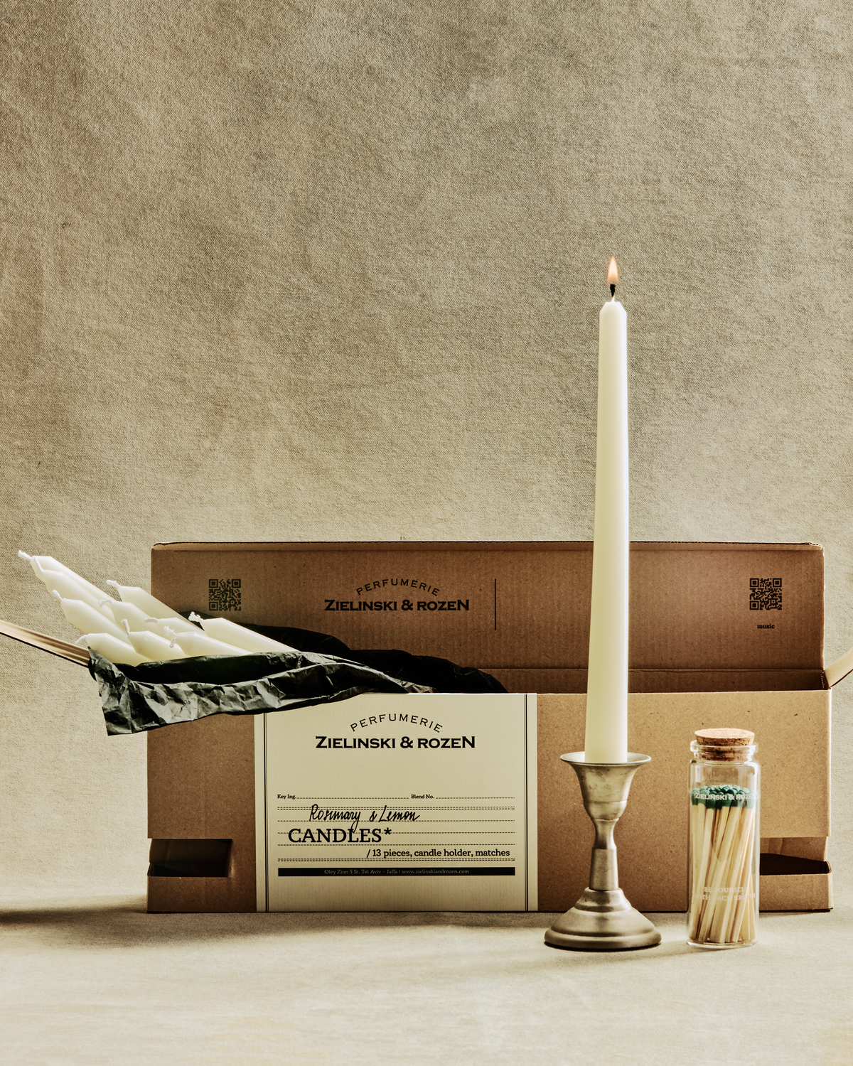 Candles set Rosemary & Lemon – Zielinski & Rozen Europe