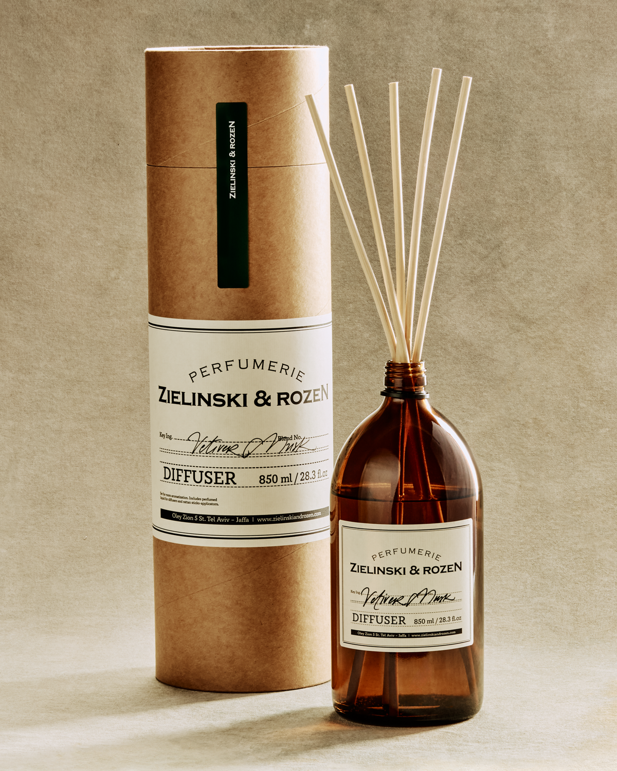 けんたろう Zielinski & Rozen ヨーロッパ圏 限定 香水 Vetiver Musk Diffuser 850ml | Zielinski & Rozen Europe