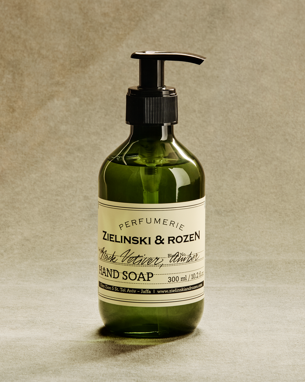Black Vetiver Liquid Soap 300ml | Zielinski & Rozen Europe