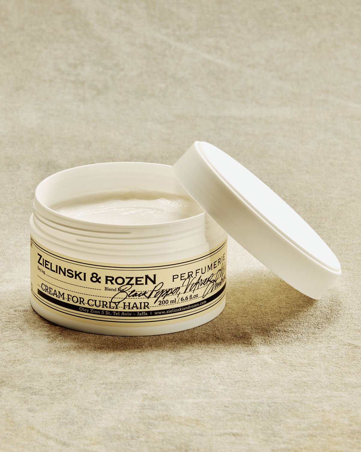 Black Pepper Curly Hair Cream 200ml | Zielinski & Rozen