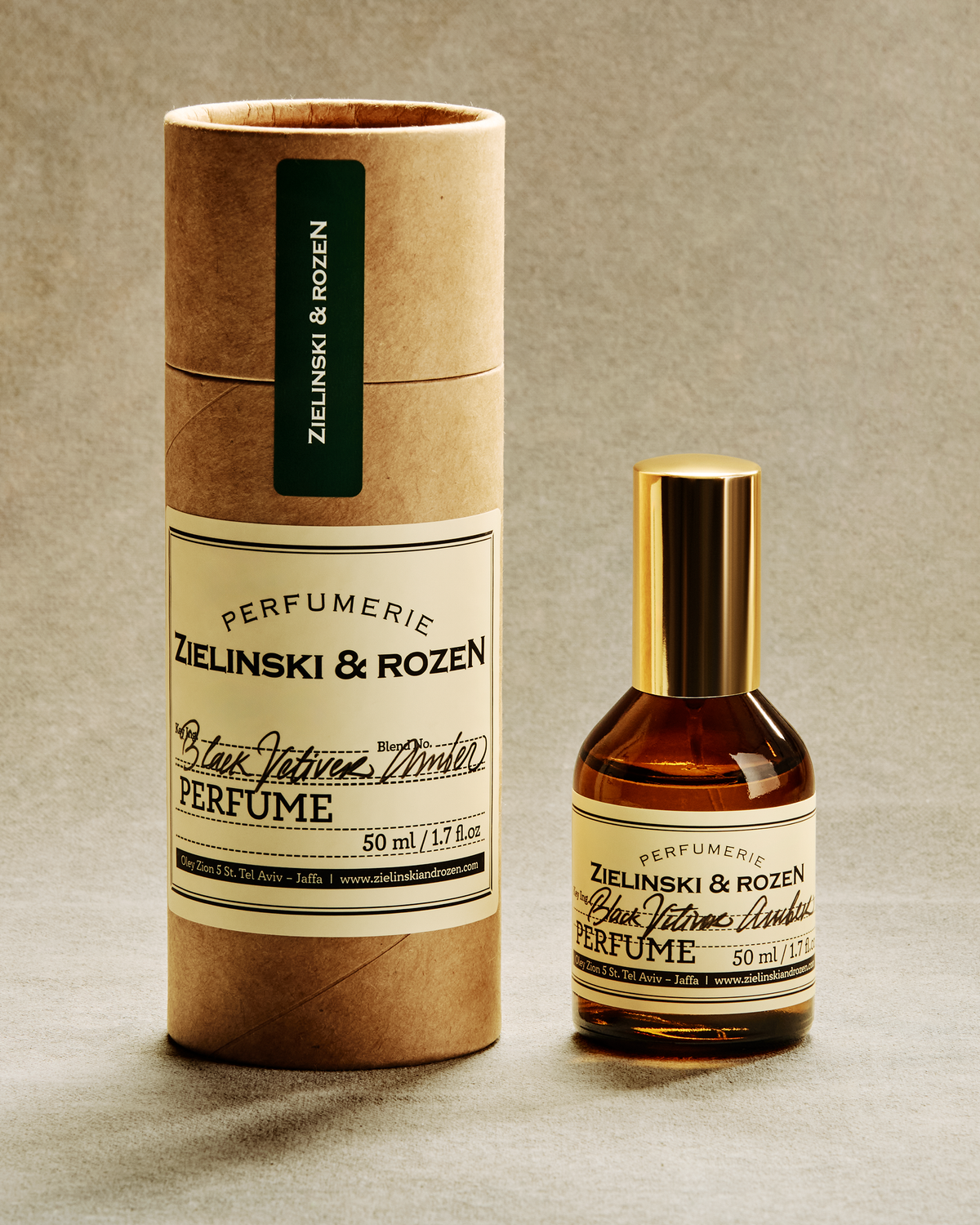 Black Vetiver Perfume 50ml | Zielinski & Rozen Europe