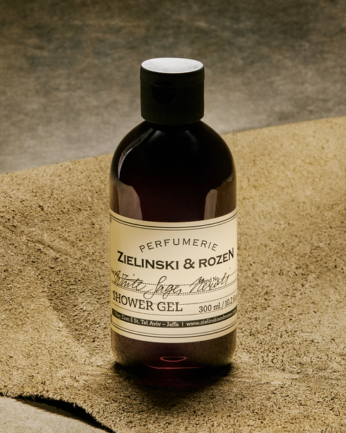White Sage & Neroli body wash with a fresh herbal and citrus aroma