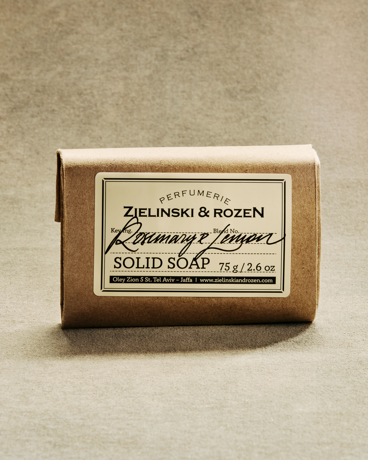 Rosemary Lemon Solid Soap 75g | Zielinski & Rozen Europe