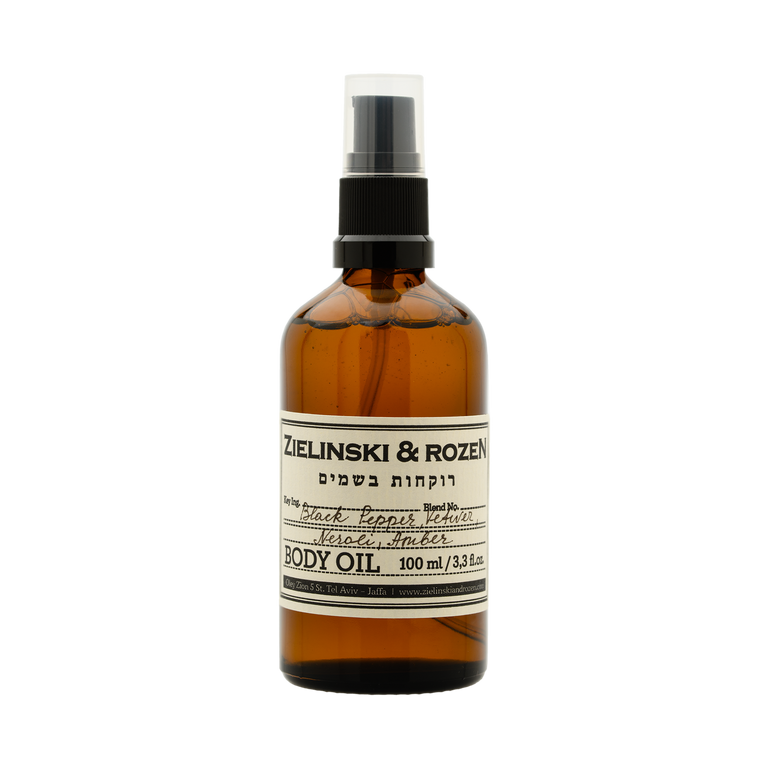 Black Pepper, Vetiver, Neroli, Amber