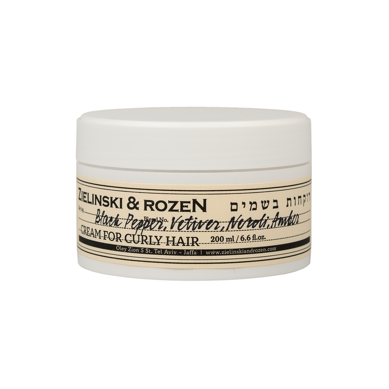 Moisturizing cream for Curly hair Black Pepper, Vetiver, Neroli, Amber, Neroli