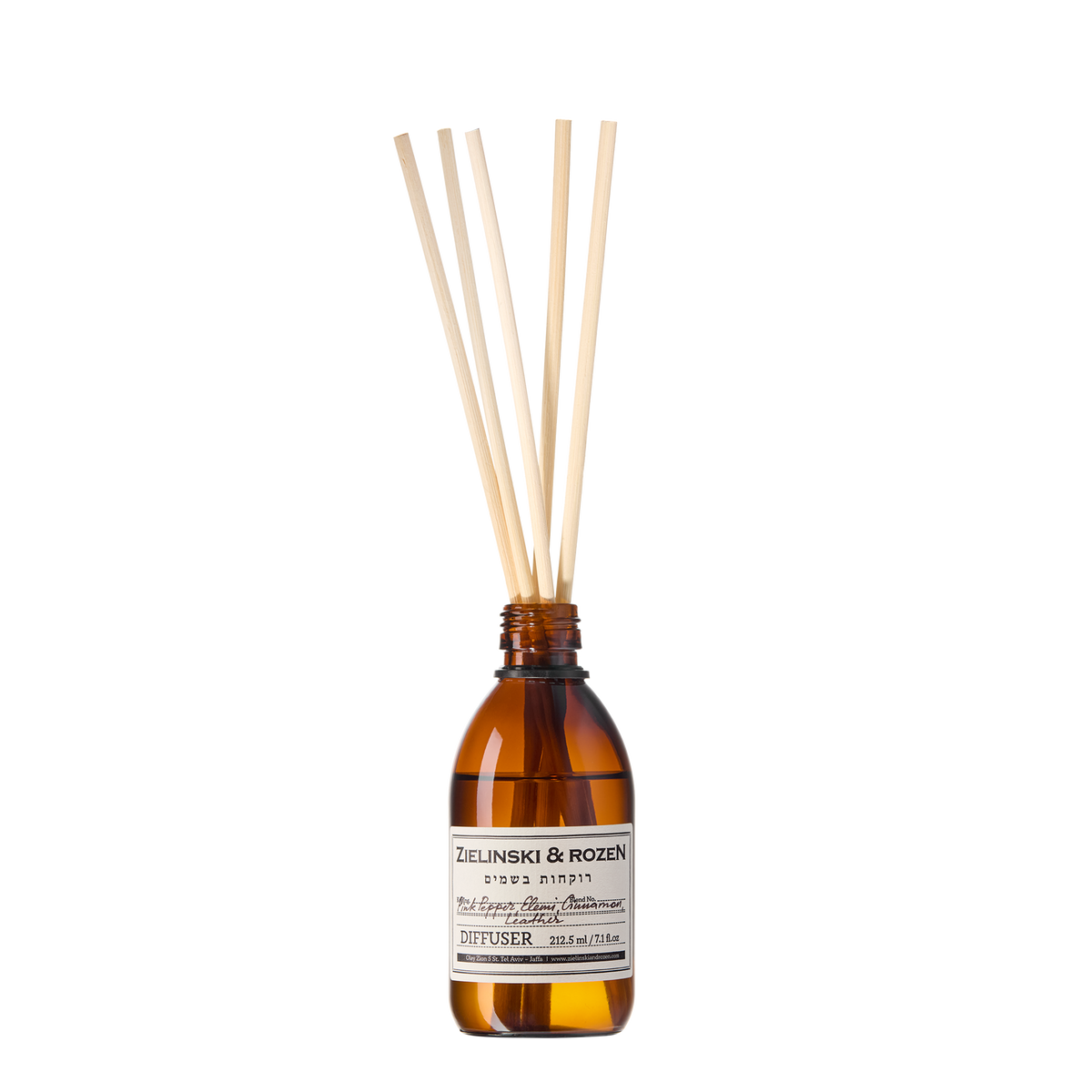 Pink Pepper, Elemi, Cinnamon, Leather